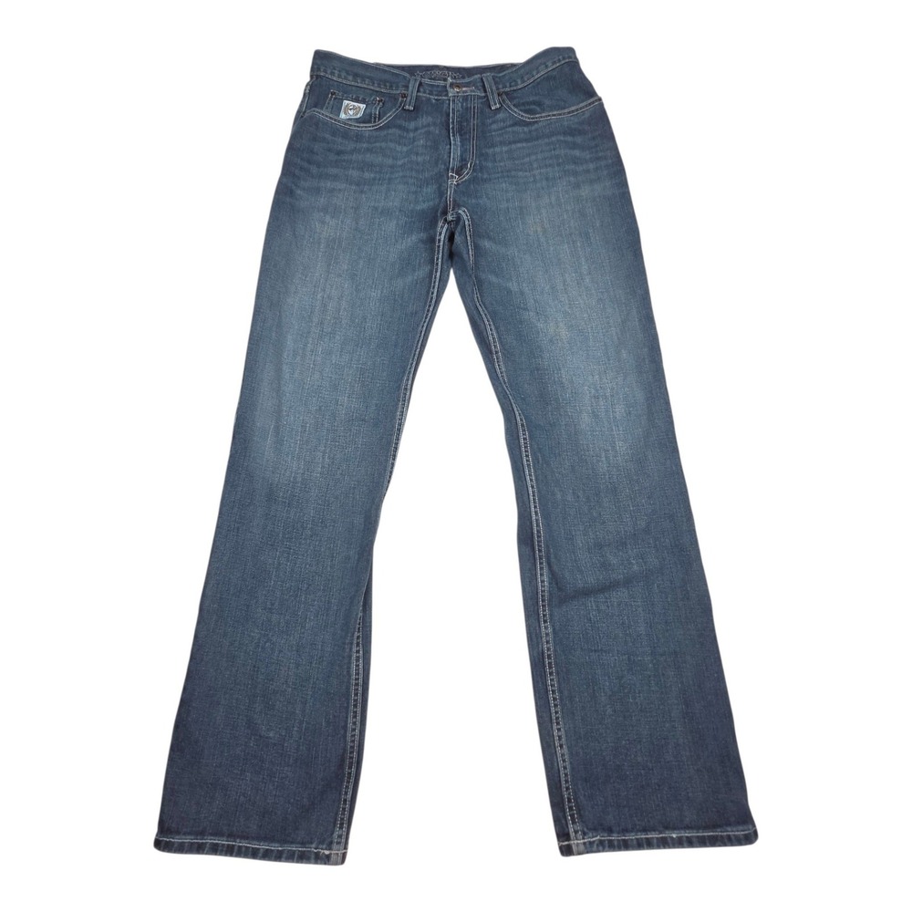 Cinch Jeans 36x36 Blue Denim Straight Leg Western Cowboy MB92834019 Workwear
